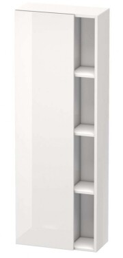 DURAVIT - DuraStyle Skříňka vysoká 140x50x24 cm, levá, lesklá bílá DS1238L2222