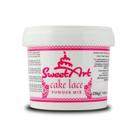 SweetArt hmota na jedlou krajku Cake Lace Powder (250