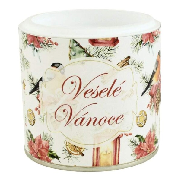 Veselé Vánoce Ptáček ovocný čaj v dóze 50g