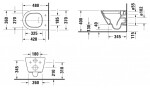 DURAVIT - D-Neo Závěsné WC se sedátkem SoftClose, Rimless, bílá 45870900A1