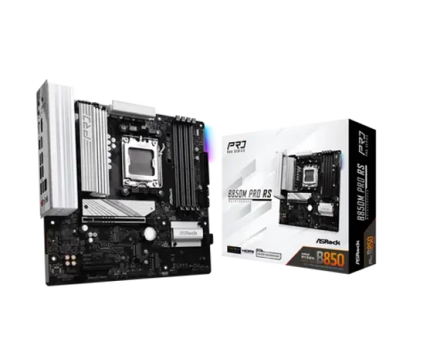 ASRock B850M Pro RS / AMD B850 / DDR5 / SATA III / USB 3.2 / 2.5GLAN / sc.AM5 / mATX (90-MXBR6-A0UAYZ)