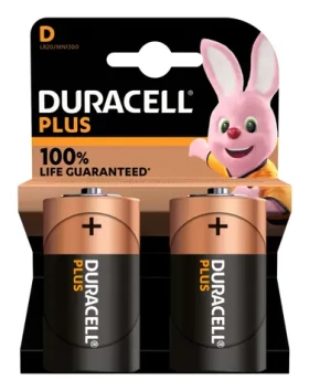 Duracell Plus C (LR14) / Baterie / 1,5 V / alkalická / 2 ks (141827)