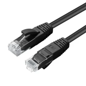 MicroConnect CAT6a U/UTP 0.25m černá / LSZH (MC-UTP6A0025S)