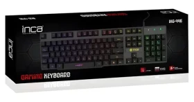 INCA IKG-446 černá / Herní klávesnice / Mechanická / RGB podsvícení / USB / 1,5 m (IKG-446)