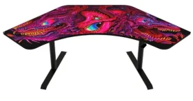 AROZZIl ARENA ANGELO Crawling Chaos / Herní stůl / rohový / dračí design / D:225cm / Š:102cm / V:71cm-81cm (ARENA-ANGELO-CHAOS)