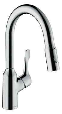 HANSGROHE - Focus M43 Dřezová baterie s výsuvnou sprškou, chrom 71811000