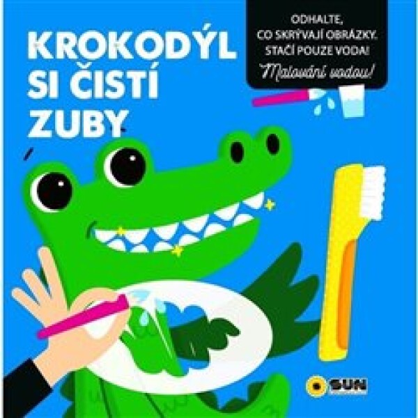 Krokodýl si čistí zuby