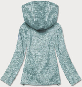 Šedo-světle modrá dámská sportovní bunda typu "softshell" (DW-21605) odstíny šedé