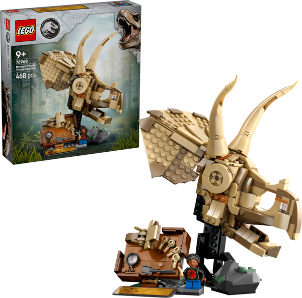 LEGO® Jurassic World 76969 Dinosauří fosilie: Lebka triceratopse - LEGO® Minions