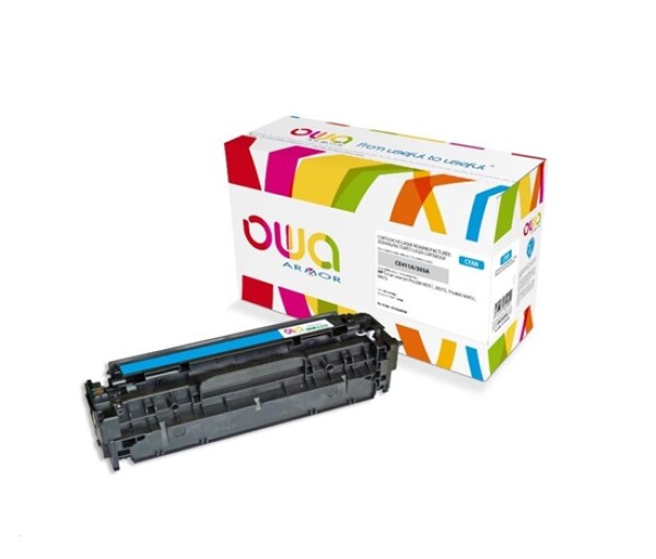 OWA Armor toner pro HP Color Laserjet Pro300 M351, M375, Pro400 M451, M475, 2600 Stran, CE411A, modrá/cyan EDF_1081049