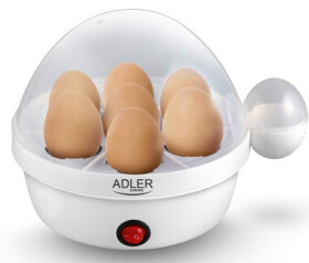 Adler AD 4459 bílá / Vařič vajec / 450W / až 7 vajec (AD 4459)