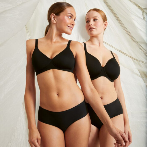 Selma Pure podprsenka s kosticí košíčky se spacer-výztuží 5237 black - RosaFaia 001 black 75F