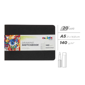 Carioca PLUS skicák, A5, 20 listů/140g