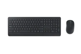 Microsoft Wireless Desktop 900 černá / bezdrátová klávesnice a myš / USB přijímač / AES šifrování / UK layout (PT3-00006)