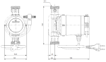 Grundfos COMFORT 15-14 BX TA 97916749 AUTOADAPT, uzavírací armatura a zpětná klapka