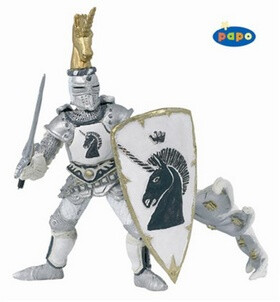 RYTÍŘ JEDNOROH STŘÍBRNY