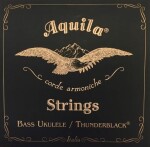 Aquila 140U - Thunderblack, Bass Ukulele, 4-String