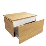Koupelnová skříňka s krycí deskou SAT Feel 60x30x46 cm medový dub mat SATFEEL60DMDBEZ SATFEEL60DMDBEZ