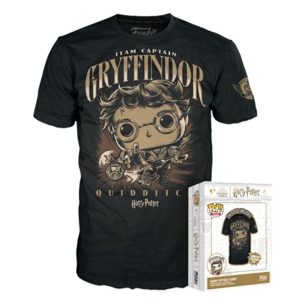 Funko POP Tee: Harry Potter - Quidditch (velikost L)