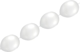 Balónky řetězové LED bílé 5ks