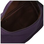 Stylová dámská koženková kabelko-ledvinka Ergitta Newa, tmavě fialová