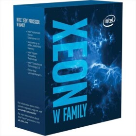 Intel Xeon W-2223 @ 3.6GHz / TB 3.9GHz / 4C8T / 8.25MB / 2066 / Cascade Lake / 120W (BX80695W2223)