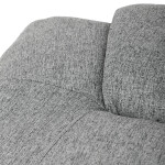 Relaxační křeslo, šedá látka, TV-4088 SIL2
