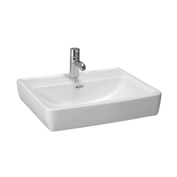 Laufen - Pro Umyvadlo, 60x48 cm, 1 otvor pro baterii, bílá H8179520001041