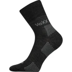 VOXX Ponožky slabé z merino ORIONIS s ionty stříbra TMAVĚ ŠEDÉ 39-42 108933