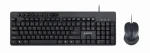 Gembird KBS-UM-04 černá / drátová klávesnice + optická myš / US layout / USB-A / 1600 DPI (KBS-UM-04)
