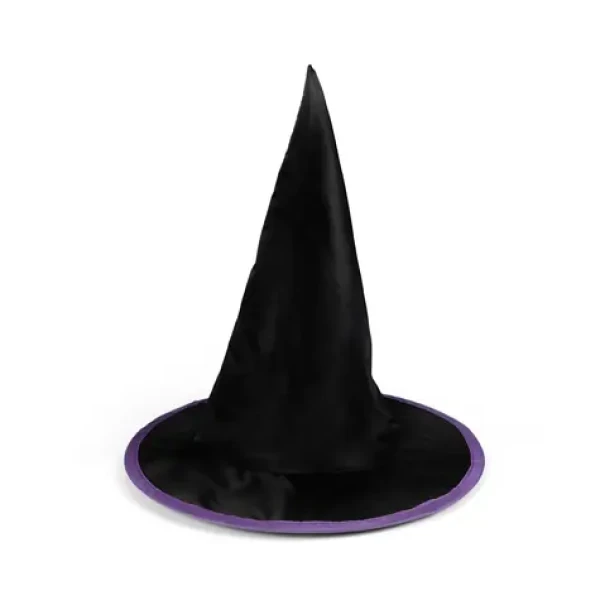 Rappa Dětský klobouk černo-fialový čarodějnice/Halloween
