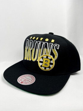 Mitchell & Ness Pánská kšiltovka Boston Bruins NHL Line Work Snapback Vntg