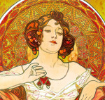 Nástěnný kalendář vázankový/kravata 2026 Helma - Alfons Mucha