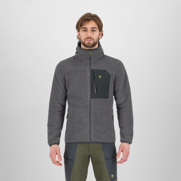 KARPOS Rocchetta Evo Hoodie Fleece, Smoked/Woodl.Gray velikost: L