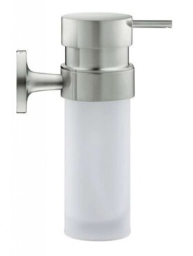 DURAVIT - Starck T Dávkovač mýdla s držákem, matné sklo/kartáčovaný nerez 0099357000