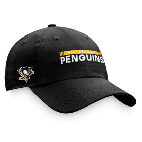 Fanatics Pánská kšiltovka Pittsburgh Penguins Authentic Pro Game & Train Unstr Adj Black