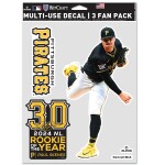 Samolepka Pittsburgh Pirates MLB Paul Skeenes #30 Player Set (3 ks)% 1 ks