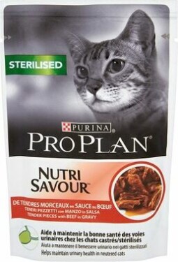 Purina Pro Plan Cat Sterilised Hovězí ve šťávě 85 g