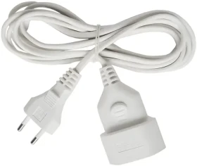 Brennenstuhl Prodlužovací kabel bílá / Prodlužovací kabel / 3 m / Euro vidlice-zásuvka / max. 2,5 A (1161660)