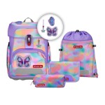 Školní aktovka Step by Step CLOUD FLASH, Butterfly Luna - 5 dílný set, AGR certifikát