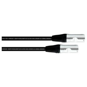 Cordial 15622 RJ45 síťové kabely, propojovací kabely CAT 6A SF/UTP 5.00 m černá krytí PUR 1 ks