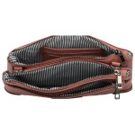Stylová dámská koženková crossbody kabelka MaxFly Gimalli, růžová