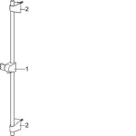 HANSA - Basicjet Sprchová tyč 72 cm, chrom 44710300