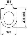 CERSANIT předstěnový instalační systém s tlačítkem chrom K97-509 + WC JIKA LYRA PLUS + SEDÁTKO DURAPLAST SLOWCLOSE K97-526 509 LY5