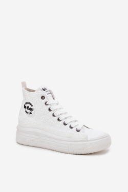 Dámské Tenisky Na Platformě Lee Cooper LCW-25-44-3209L Bílé 40