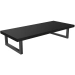 CERANO - Deska pod umyvadlo Navira Pro + 2 konzole pod desku - černá matná - 60x46x3,6 CER-606030