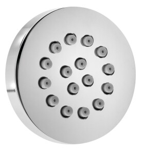 SAPHO - Nástěnná sprška s otočným kloubem, kulatá, chrom AB550