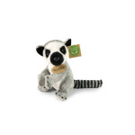 Plyšový lemur sedící 15 cm, ECO-FRIENDLY