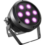 Eurolite LED IP PAR 3x9W SCL Spot DMX LED reflektor Počet LED: 3 9 W černá