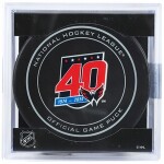 Inglasco / Sherwood PUK Washington Capitals NHL GAME REPLICA 2015 - 40 YEARS OF HISTORY